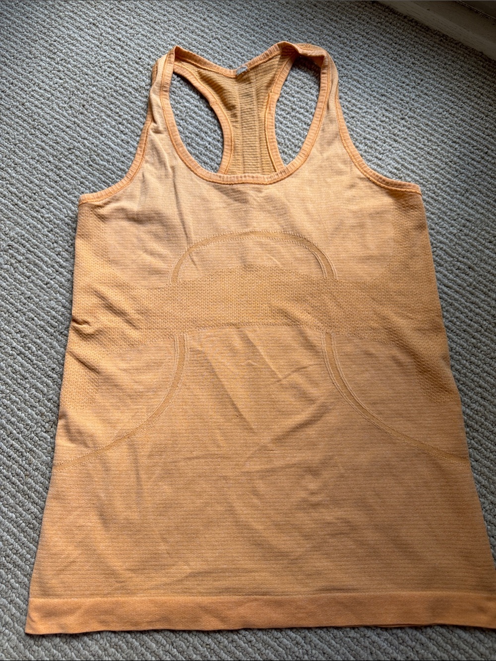 lululemon athletica Peach-Orange Racerback Tank